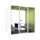 Hecor ZUM-L Office Soundproof Privacy Silence Pod for 4-Person